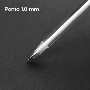 Caneta Esferográfica Branca 0.9mm - IMPORTADO - CX 12 UND