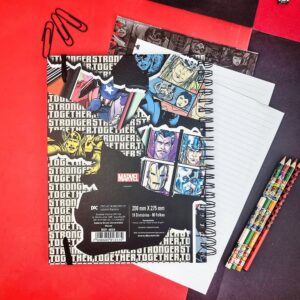 Caderno Smart Universitário 10 Matérias Marvel DAC