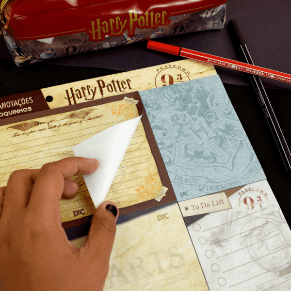 Bloco de Anotações Harry Potter 5 Modelos DAC