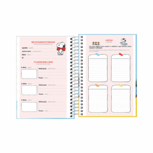 Agenda Espiral Diária 12,9 x 18,7 cm SNOOPY - TILIBRA - UND