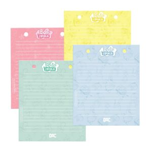 Porta Fichas Mini Fichário Vertical Bob Esponja 80 fls - DAC