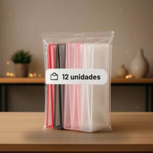 Embalagem Sacola Transparente Color Week 26 x 20cm - IMPORTADO - UND