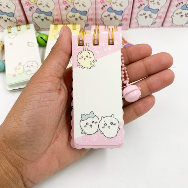 Mini Bloco de Notas c/ Espiral Chiikawa - UND