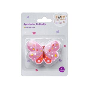 Apontador Butterfly 2 Furos - FOFY - BLISTER