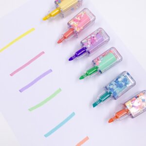 Marca Texto Esmalte - Kit 6 Cores