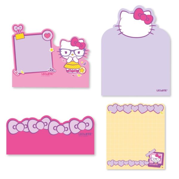 Bloco Adesivo Hello Kitty  4 Blocos LEO E LEO - BLISTER