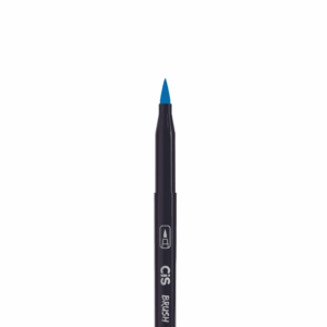 Marcador Brush Pen CIS Azul Royal - CX 6 UND