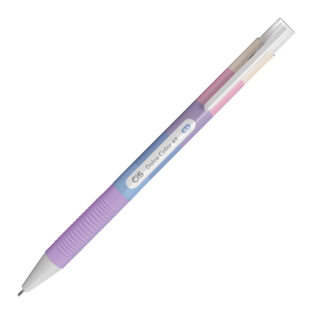 Caneta Esferográfica CIS Dolce Color Retrátil - CIS - 6 UND