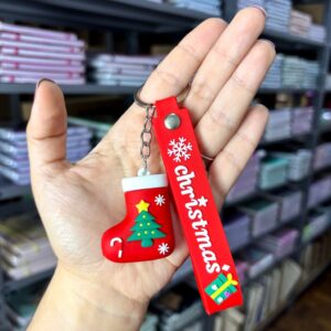 Chaveiro Emborrachado FELIZ NATAL - IMPORTADO - UND