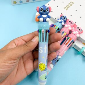Caneta 10 Cores STITCH - UND
