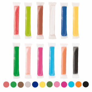 Massinha de Modelar Supersoft 12 Cores - TRIS - BLISTER