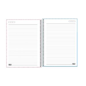 Caderno Espiral Capa Dura Universitário 1 M Flip+ Feminino 20x27,5cm 96 Fls - TILIBRA - UND