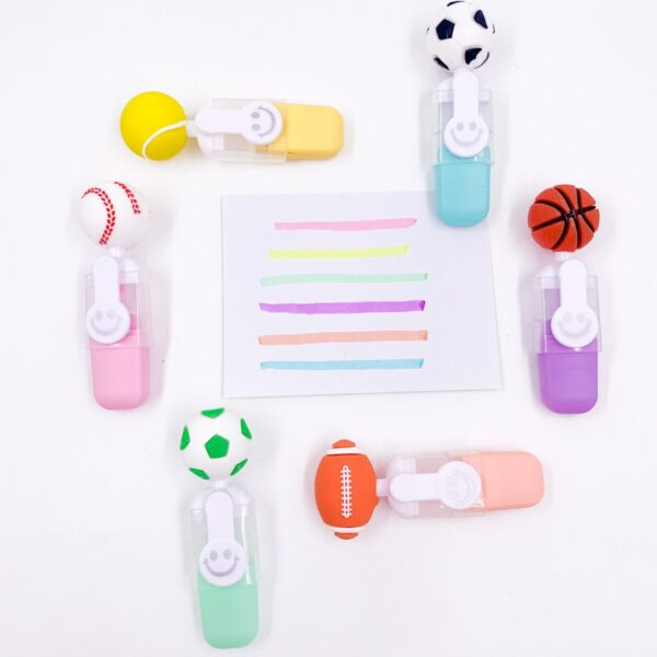 Marca Texto Bolinhas 6 Cores