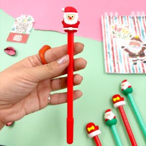 Caneta Fofa Natal Mágico - Pacote 6 Und
