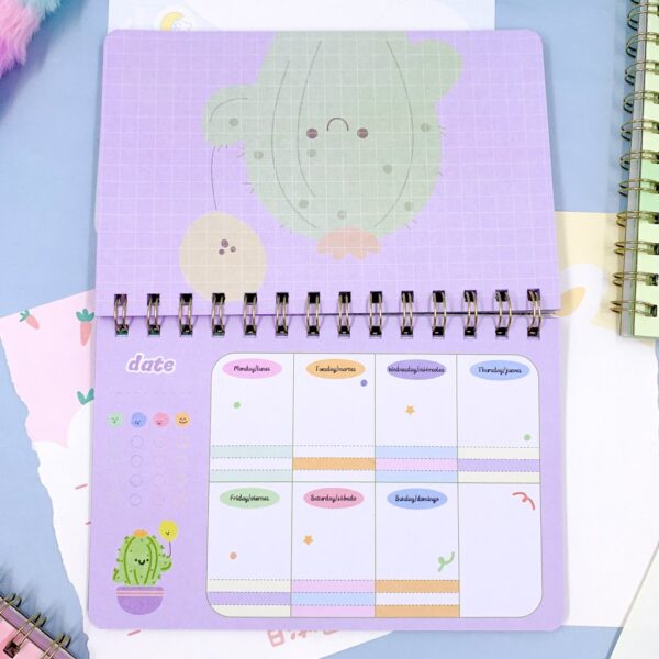 Planner Mensal Cactus