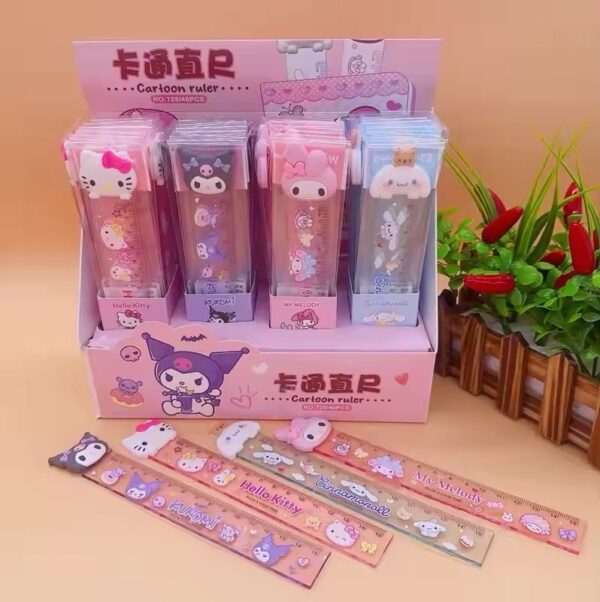 Régua Fofa Turma Hello Kitty