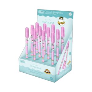 Caneta Preta Esferográfica 0.7mm Gato Mofusand - TILIBRA - UND