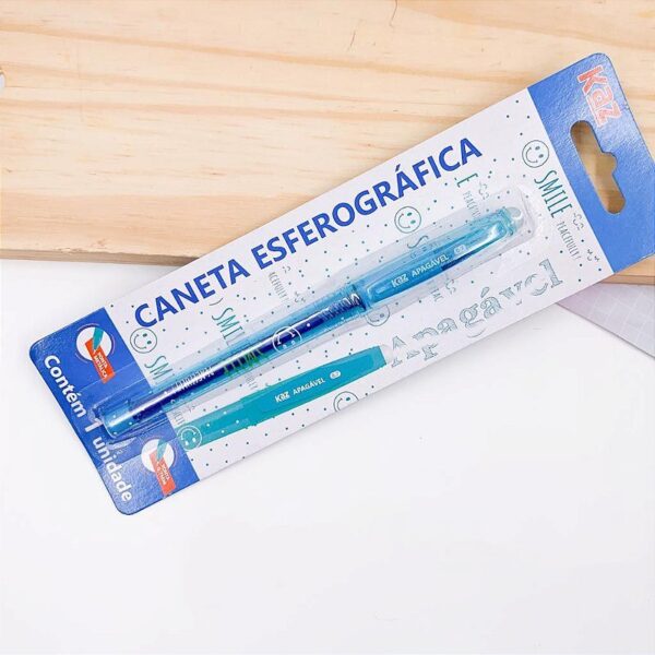 Caneta Esferográfica Apagável Color 0.7mm KAZ - BLISTER