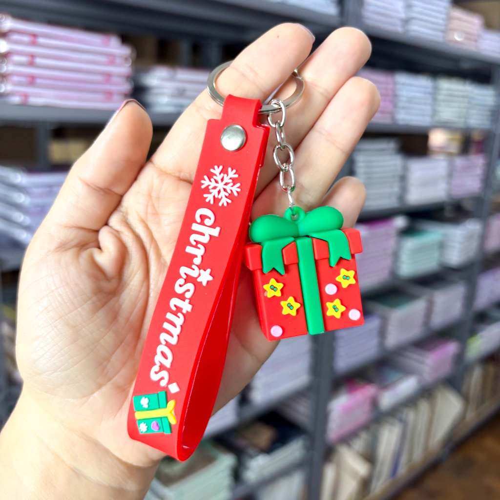 Chaveiro Emborrachado FELIZ NATAL - IMPORTADO - UND
