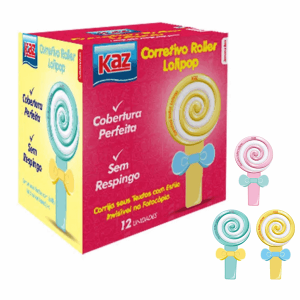 Fita Corretiva 5mmx6m Lolipop KAZ - BLISTER