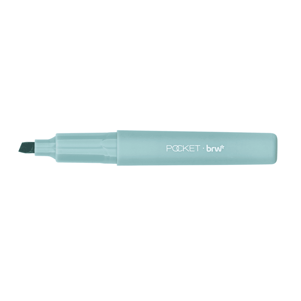 Marca Texto Pocket Pastel BRW - UND