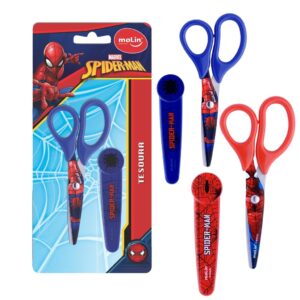 Tesoura Homem Aranha 13 Cm MOLIN - BLISTER