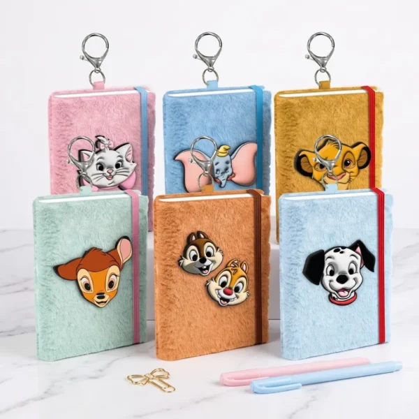 Caderno Mini Fluffy Disney Clássicos  80mm x 110mm - DAC