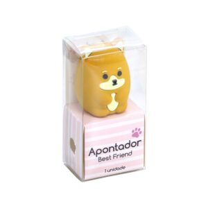 Apontador Emborrachado Best Friend BRW - Display 16 Und