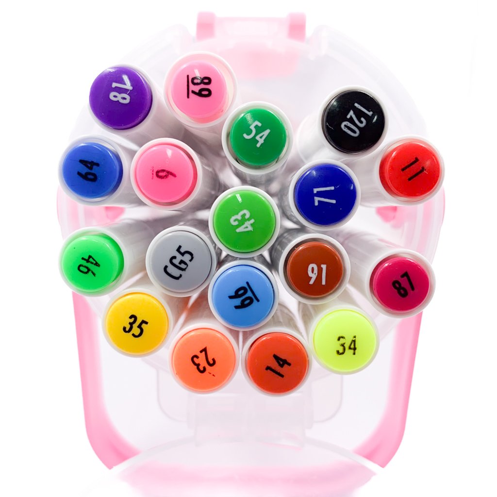 Caneta TOUCH + BRUSH Ponta Pincel - Marcador PARA COLORIR - POTE 18 CORES