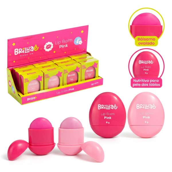 Make Lip Balm Pink 6g - BRILHAE - UND