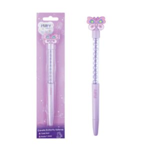 Caneta Butterfly Esferas - FOFY - BLISTER 1 UND