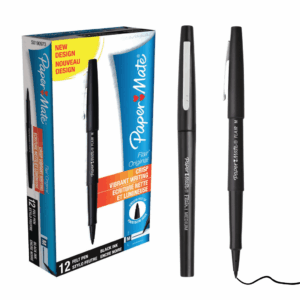Caneta Flair Média PRETO - PAPER MATE - UND