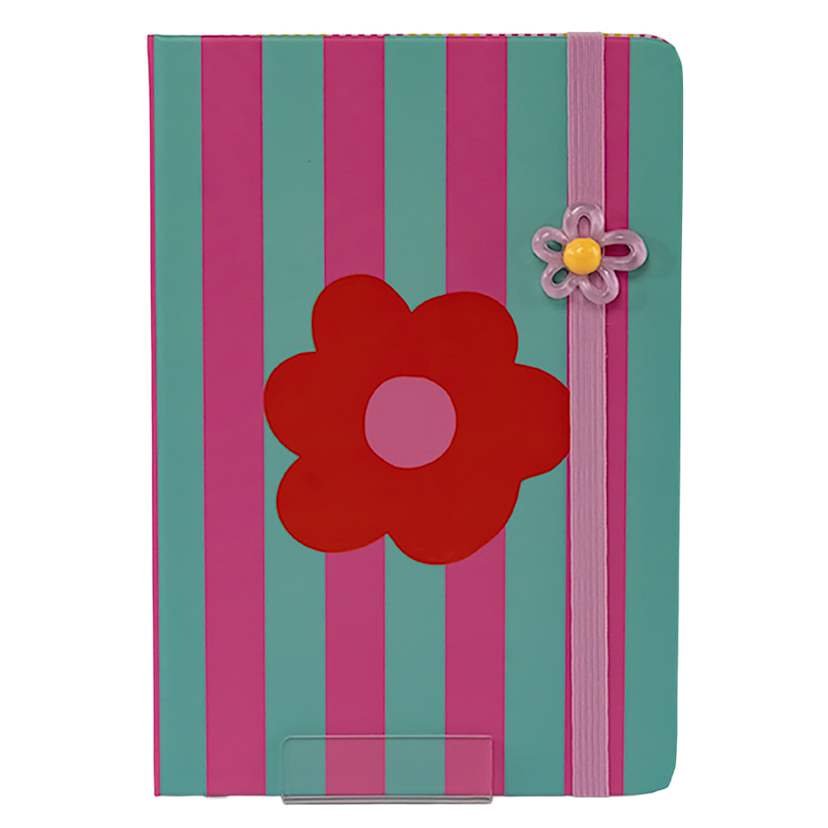 Caderno Capa Dura Pautado Delicate Sortido 21x15x2cm - FLORIE - UND