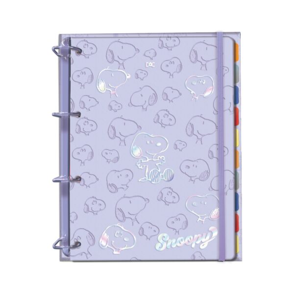 Fichário Universitário Capa em PU Snoopy 144 fls - DAC