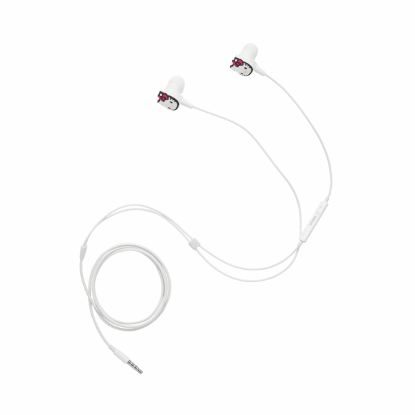 Fone de Ouvido Hello Kitty c/ Microfone Letron - Blister 1 Und