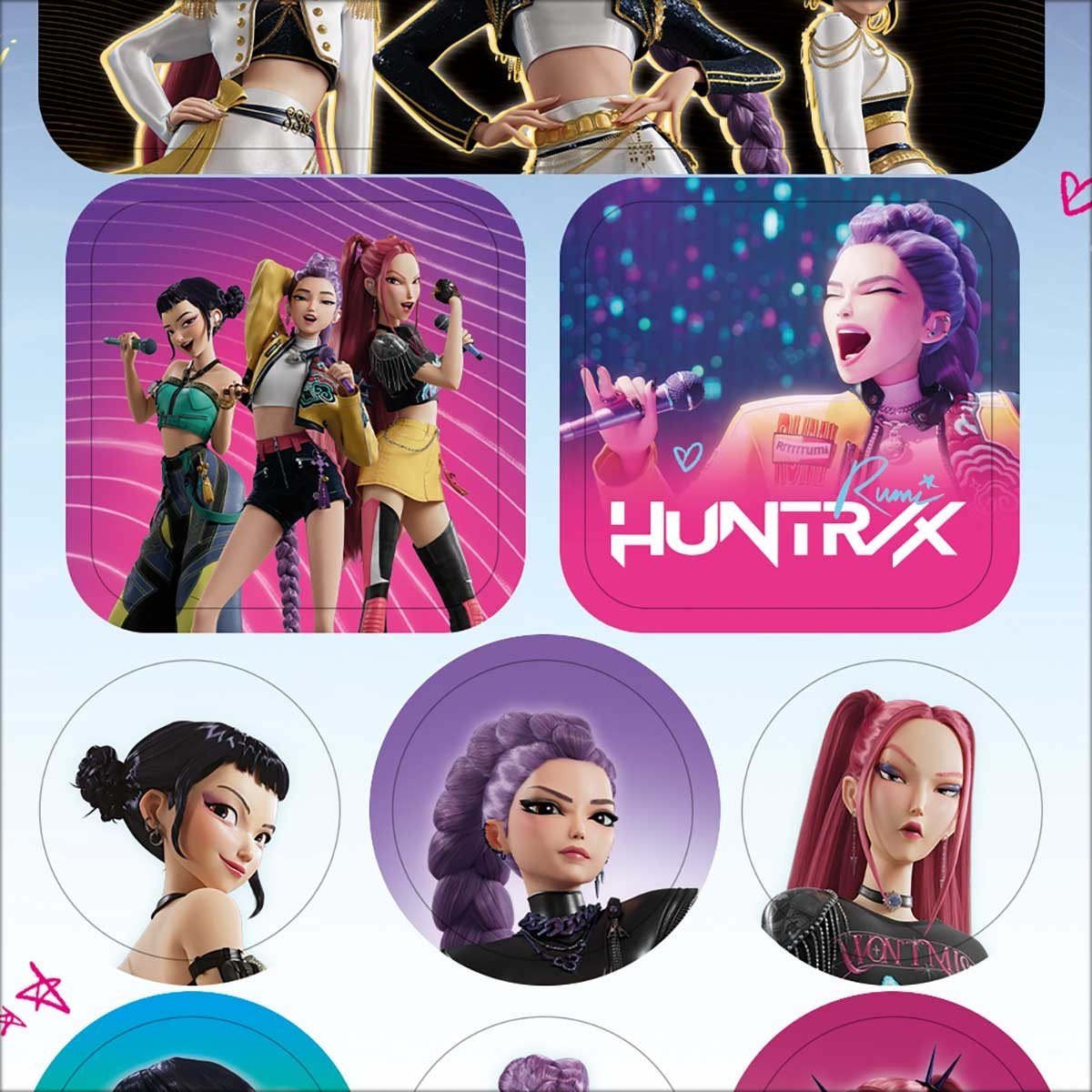 Adesivo Decorado Duplo Guerreiras do KPop - TILIBRA - UND