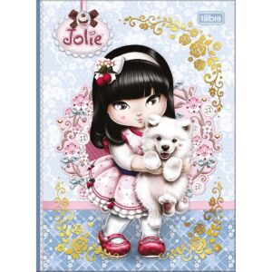 Caderno Colegial Costurado LUXO 80 fls JOLIE - TILIBRA - UND