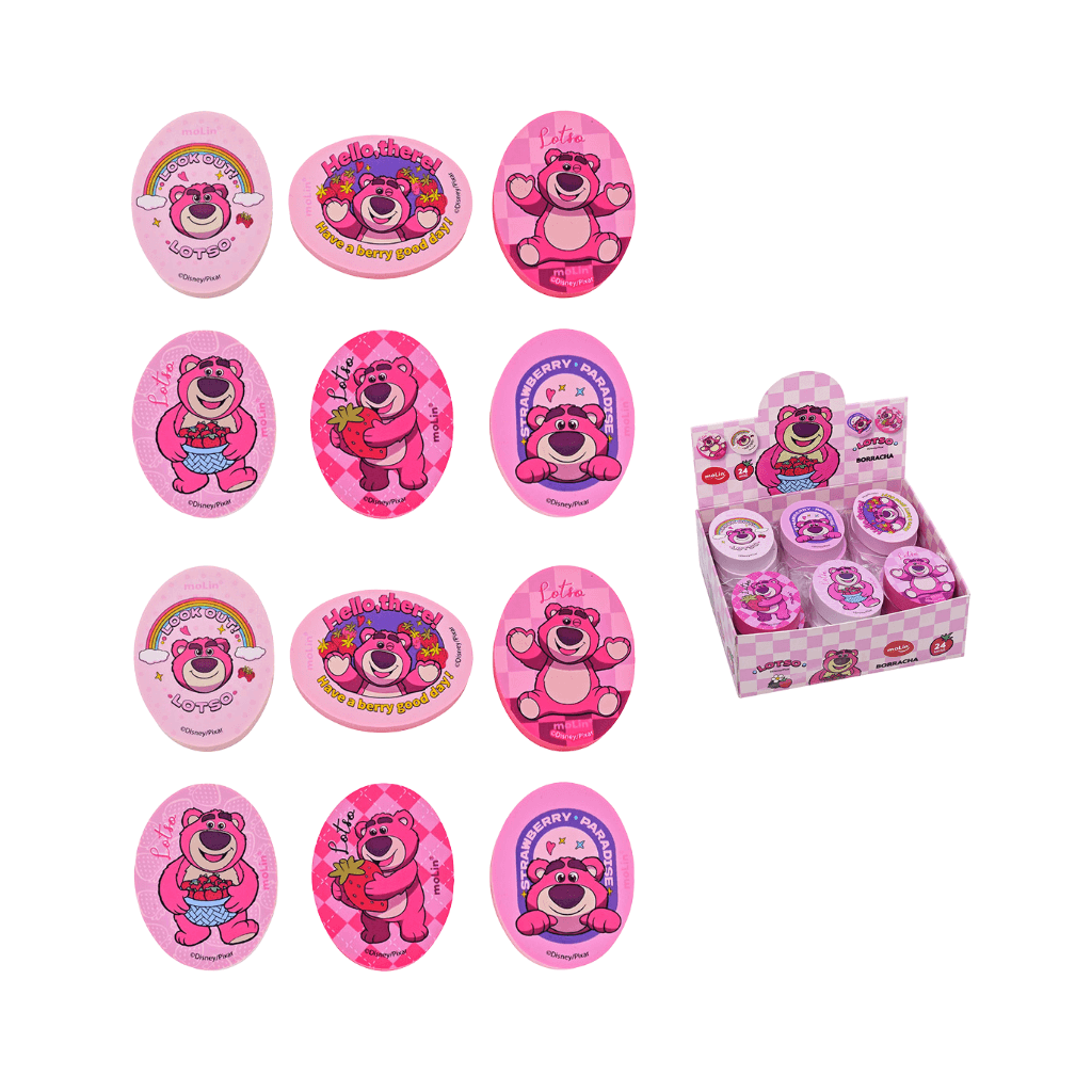 Borracha Ursinho Lotso - MOLIN - CX 24 UND