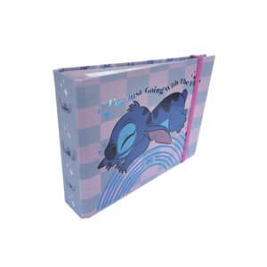 Fichário Mini Caderno Argolado 80 Fls Stitch DAC