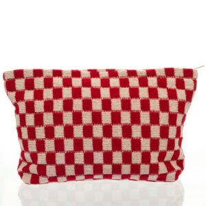 Necessaire Tricô VERMELHA G 26x17x5 cm- FLORIE - UND