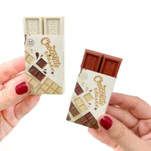 Borracha Barra de Chocolate - Cx 18 Und