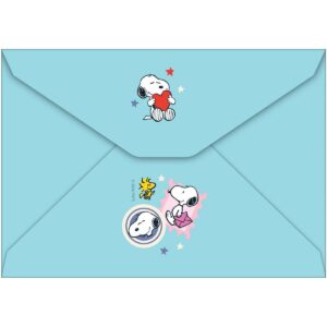 Kit Papel de Carta c/ Envelopes Snoopy - TILIBRA - UND
