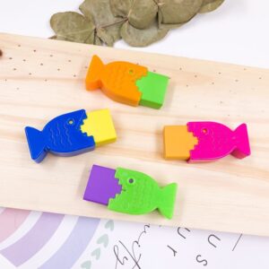 Borracha Decorada Neon Peixinho KAZ - POTE 12 UND