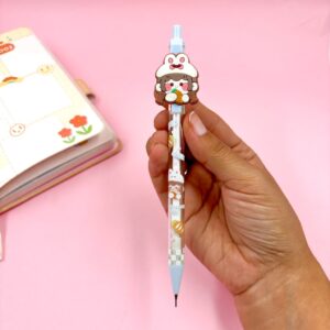 Lapiseira Estampada 0.7mm Menininha Love - Kit 4 Und