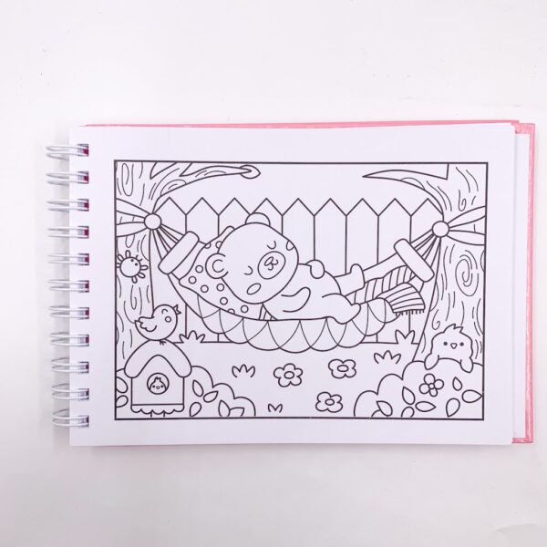 Livro de Colorir Comfy and Cozy Pink Capa Dura - CIRANDA - UND