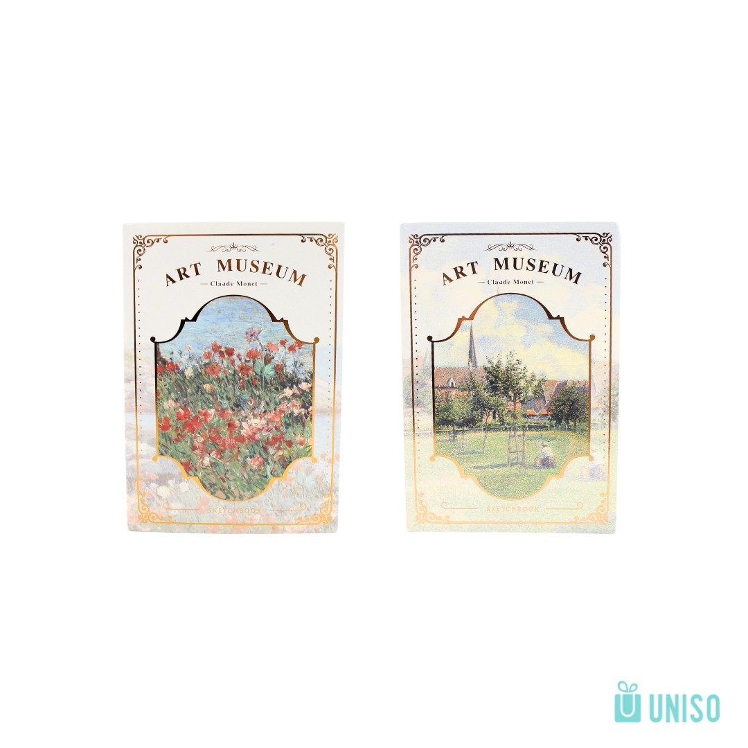 Caderno A5 Sketchbook SEM PAUTA Art Museum 14,4x 21cm - UNISO - UND