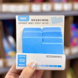 Bloco de Notas Adesivado Marcador de Páginas COLOR 85x65mm 120 Fls - IMPORTADO - UND