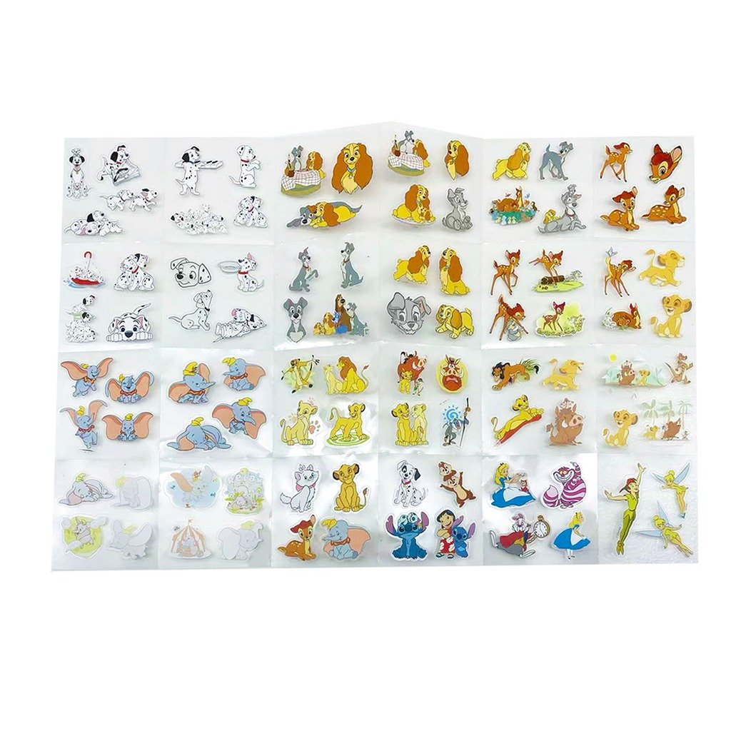 Caixa Adesivos Colecionáveis + 90 Und Disney Clássicos - DAC