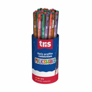 Lápis Hb Redondo Collection Milkshake - TRIS - POTE 48 UND