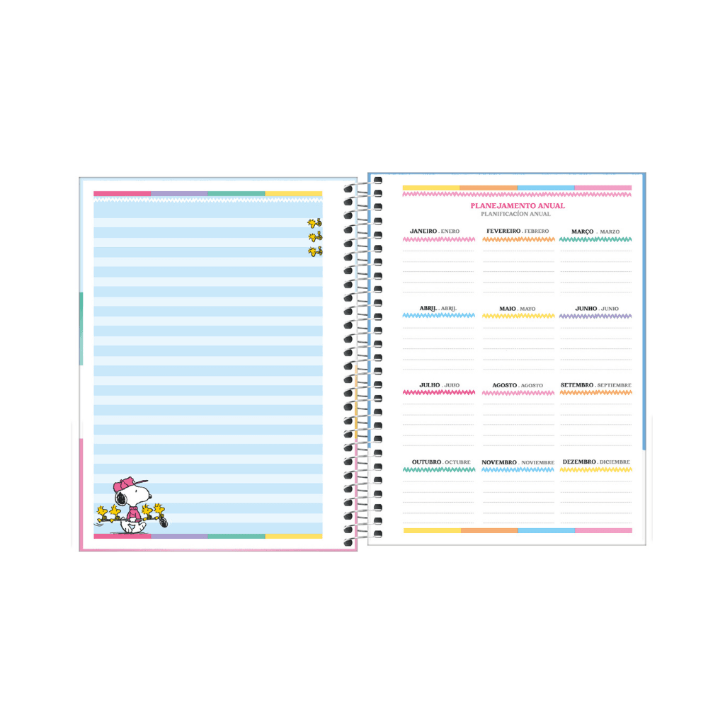 Agenda Planner Espiral 17,5 x 24 cm SNOOPY - TILIBRA - UND